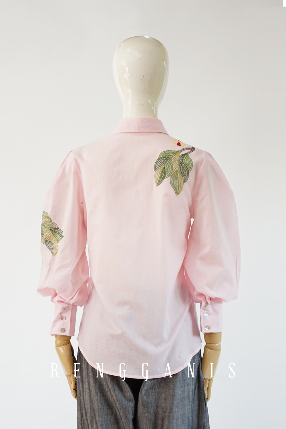 Pala Puffed Shirt in Baby Pink