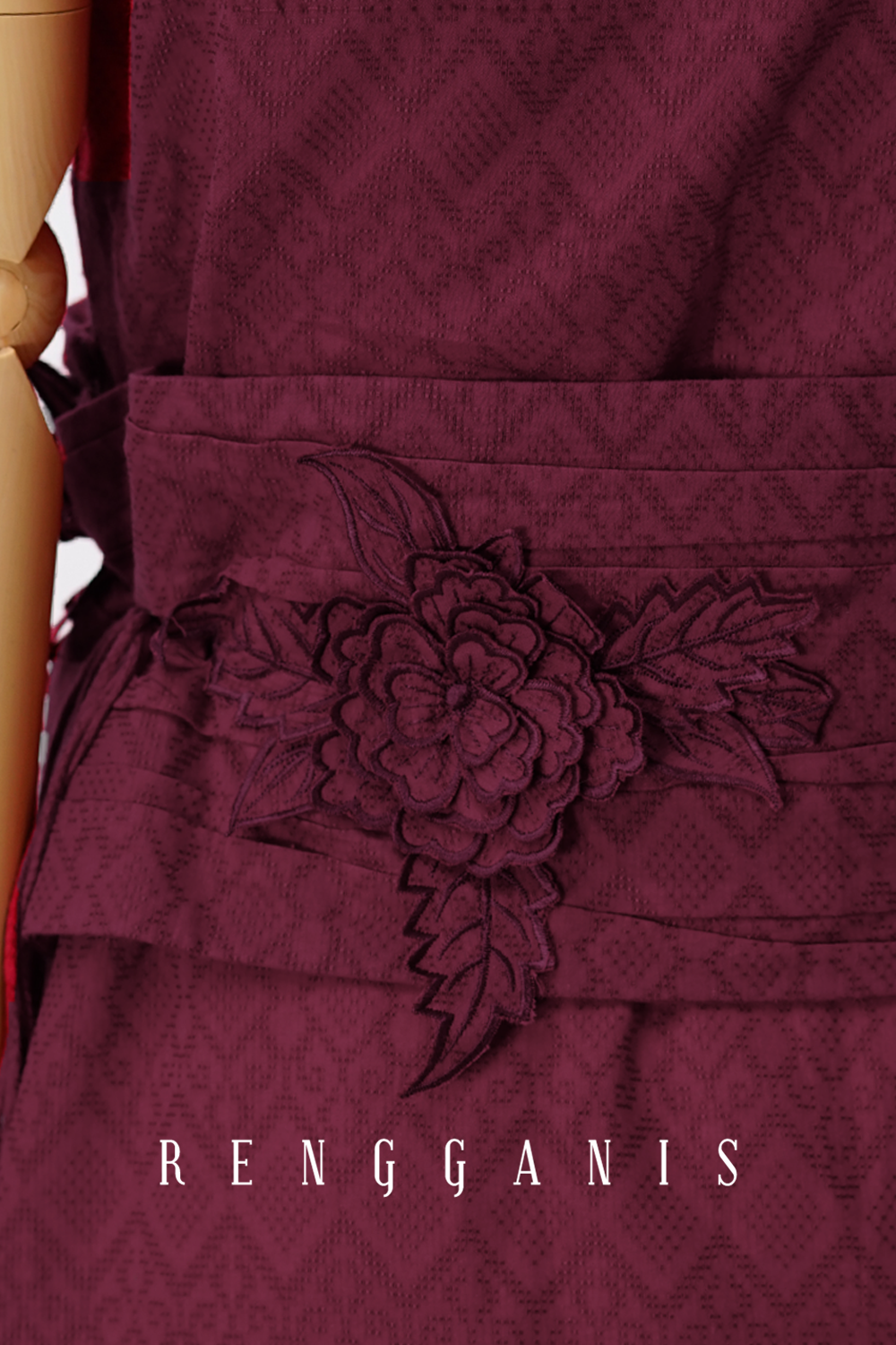 Little Kimono in Maroon