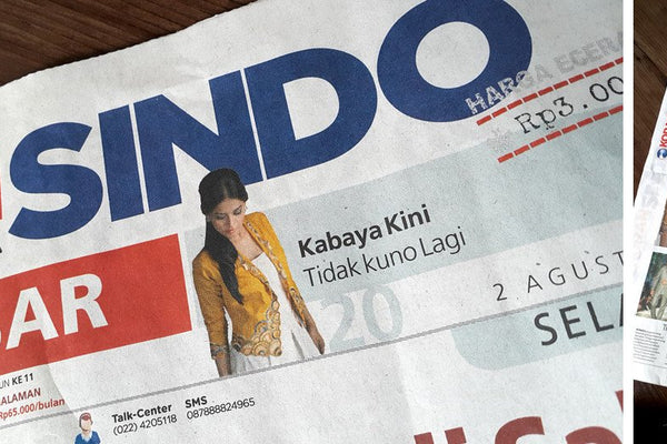 Koran Sindo : Kebaya Kini Tidak Kuno Lagi