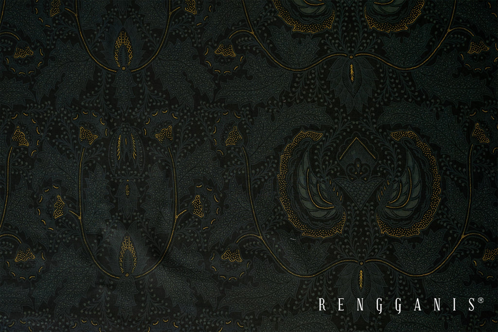 Cold Wax and Semi Handdrawn Batik Tulis from Go Tik Swan, Solo