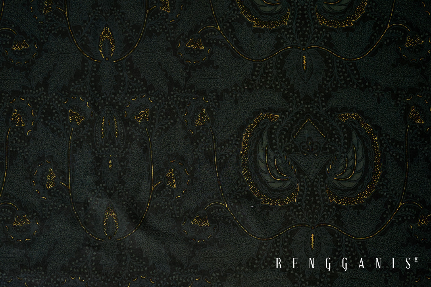 Cold Wax and Semi Handdrawn Batik Tulis from Go Tik Swan, Solo