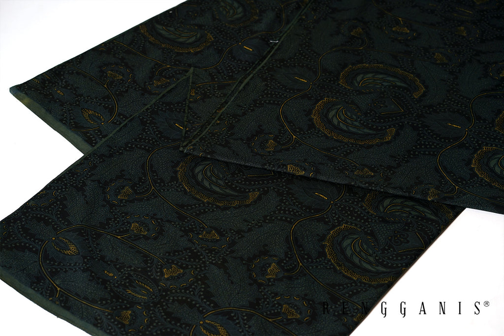 Cold Wax and Semi Handdrawn Batik Tulis from Go Tik Swan, Solo