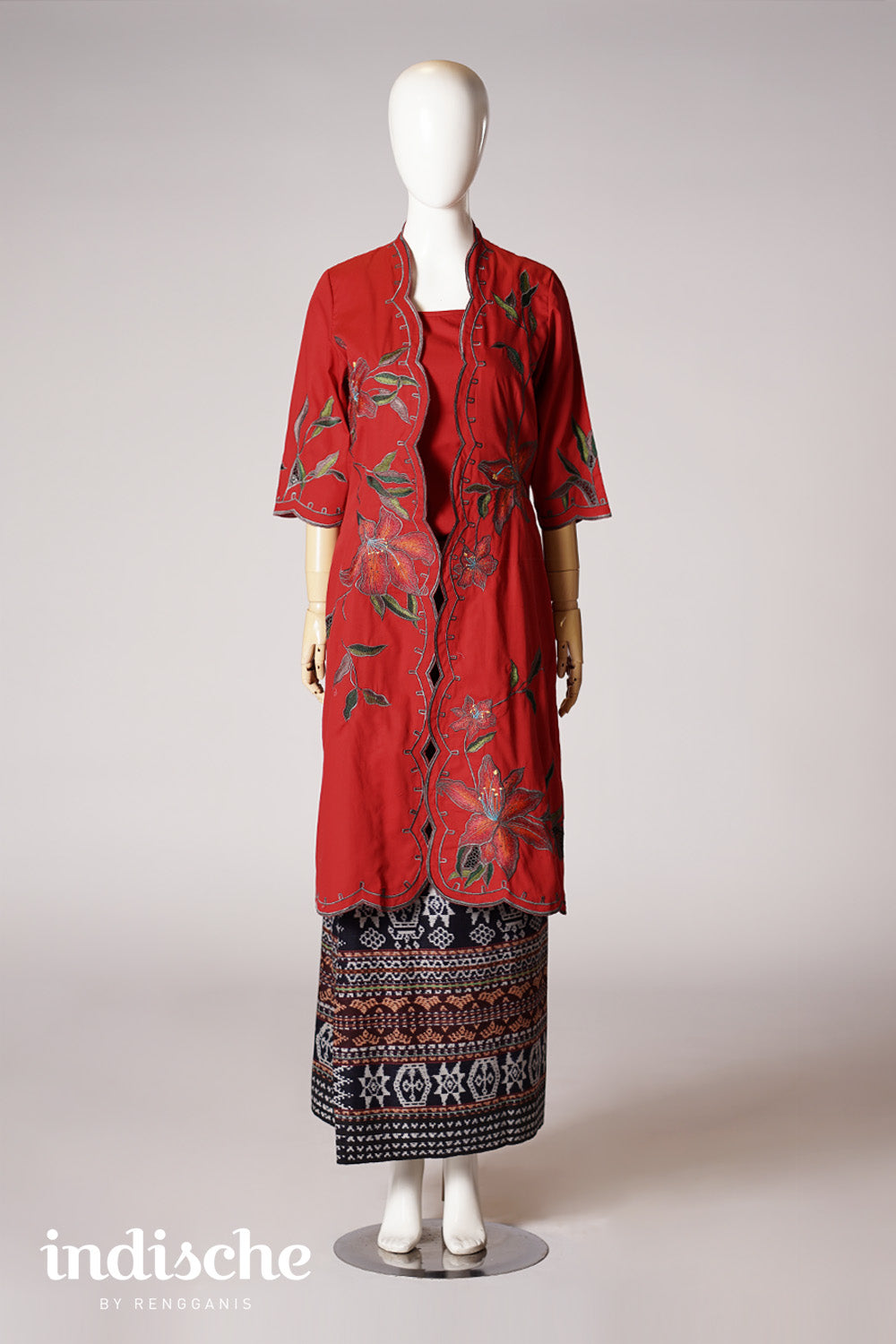 Lily Long Kebaya in Red
