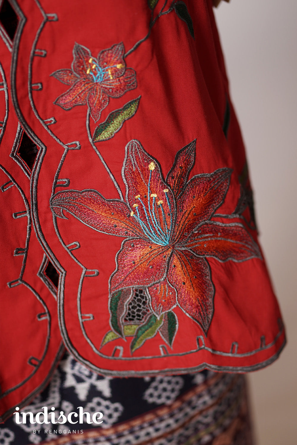 Lily Long Kebaya in Red