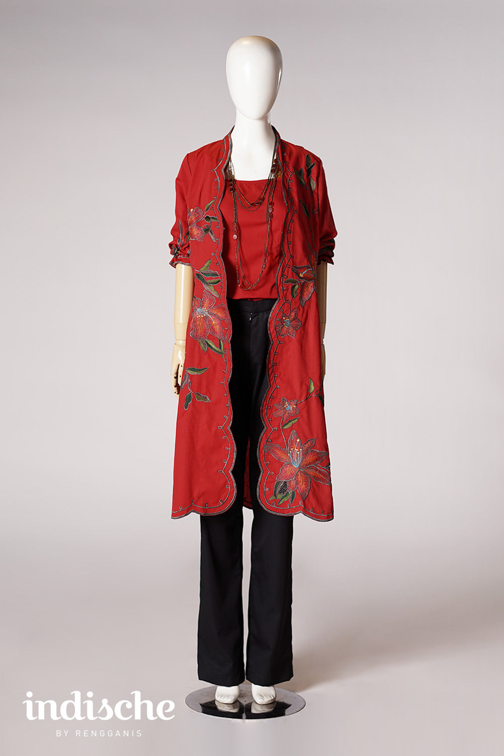 Lily Long Kebaya in Red