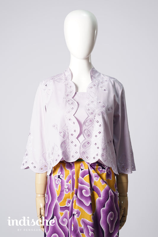 Kawung Bolero in Lilac