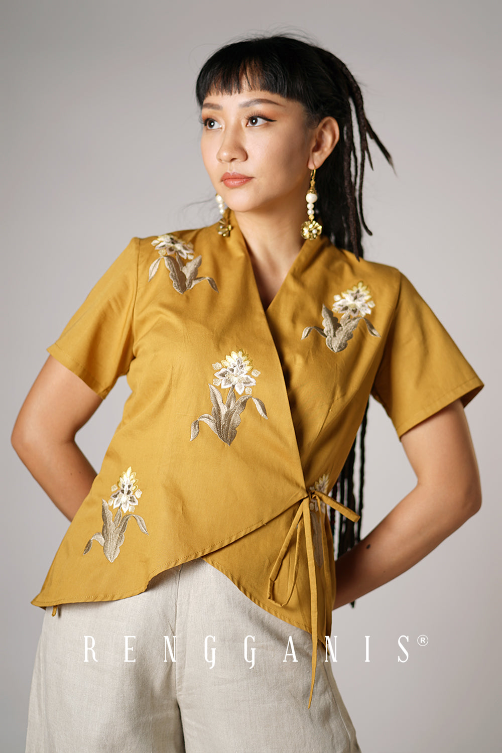 Kunyit Wrap Top