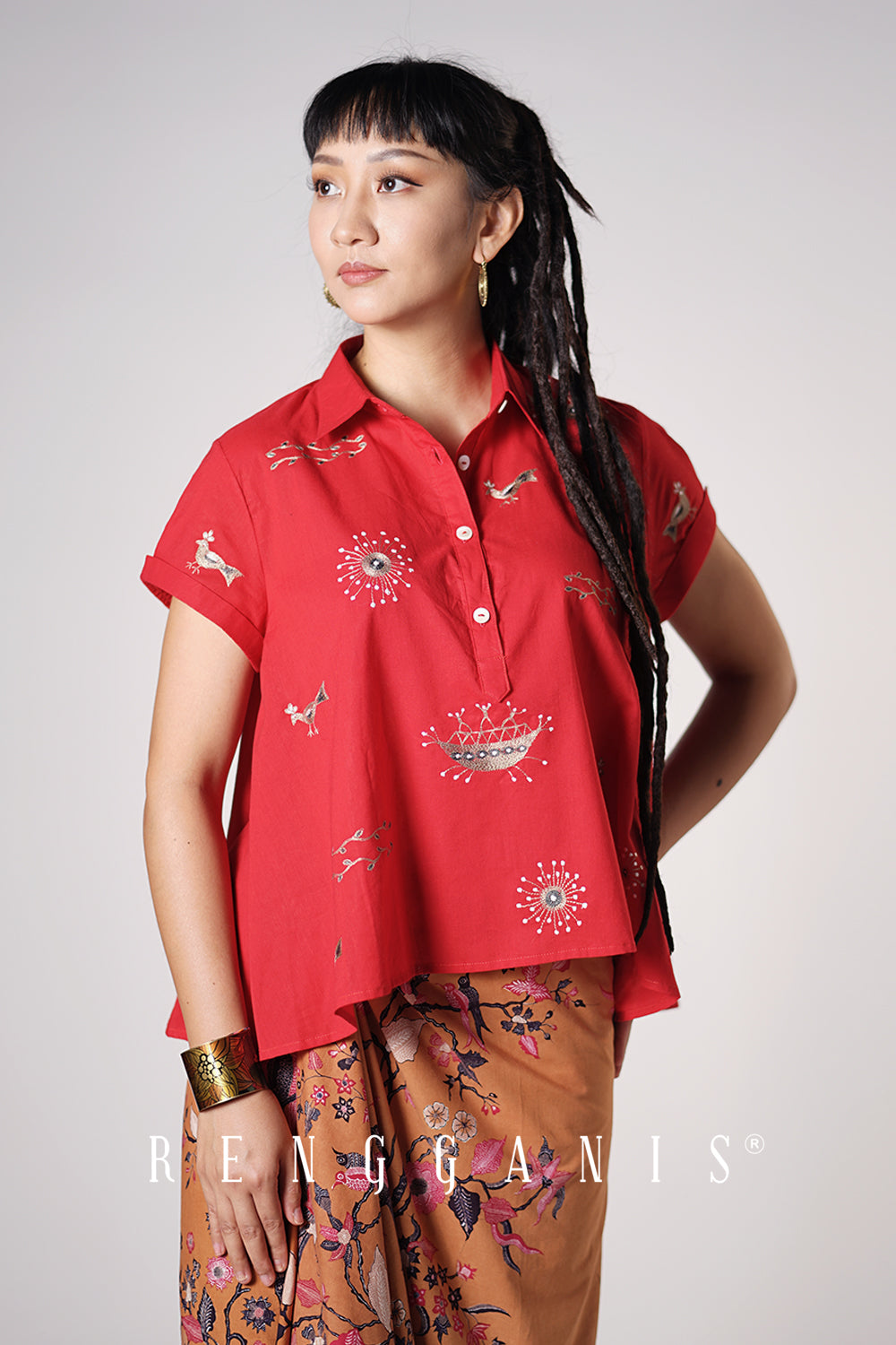 Arkais Top in Red
