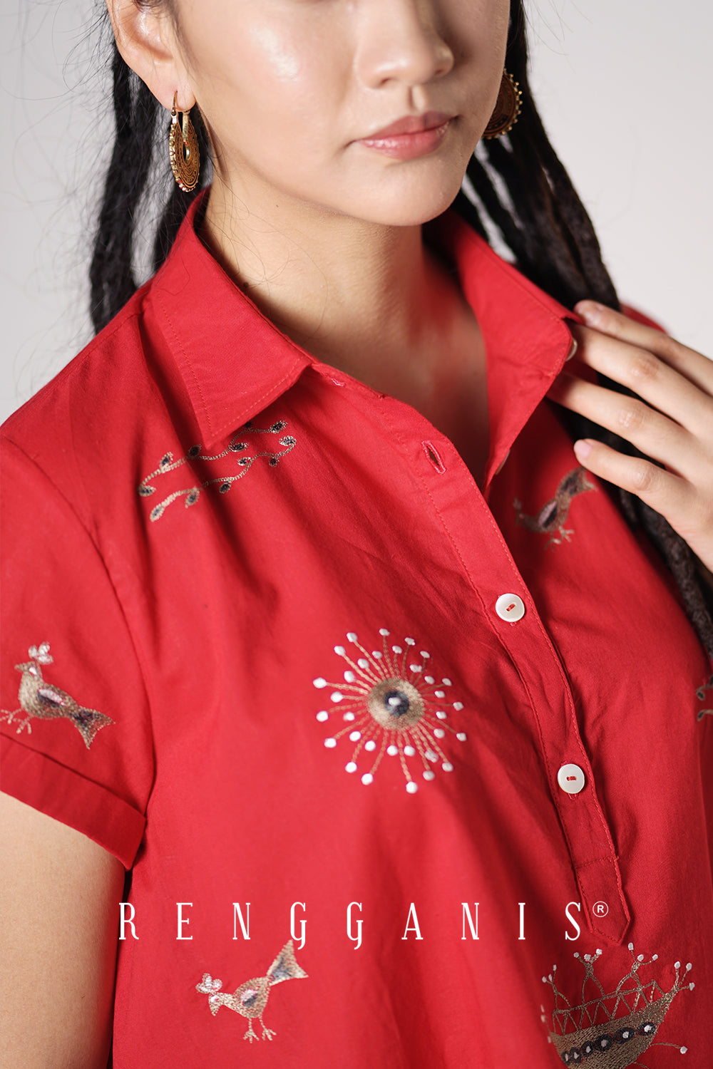 Arkais Top in Red