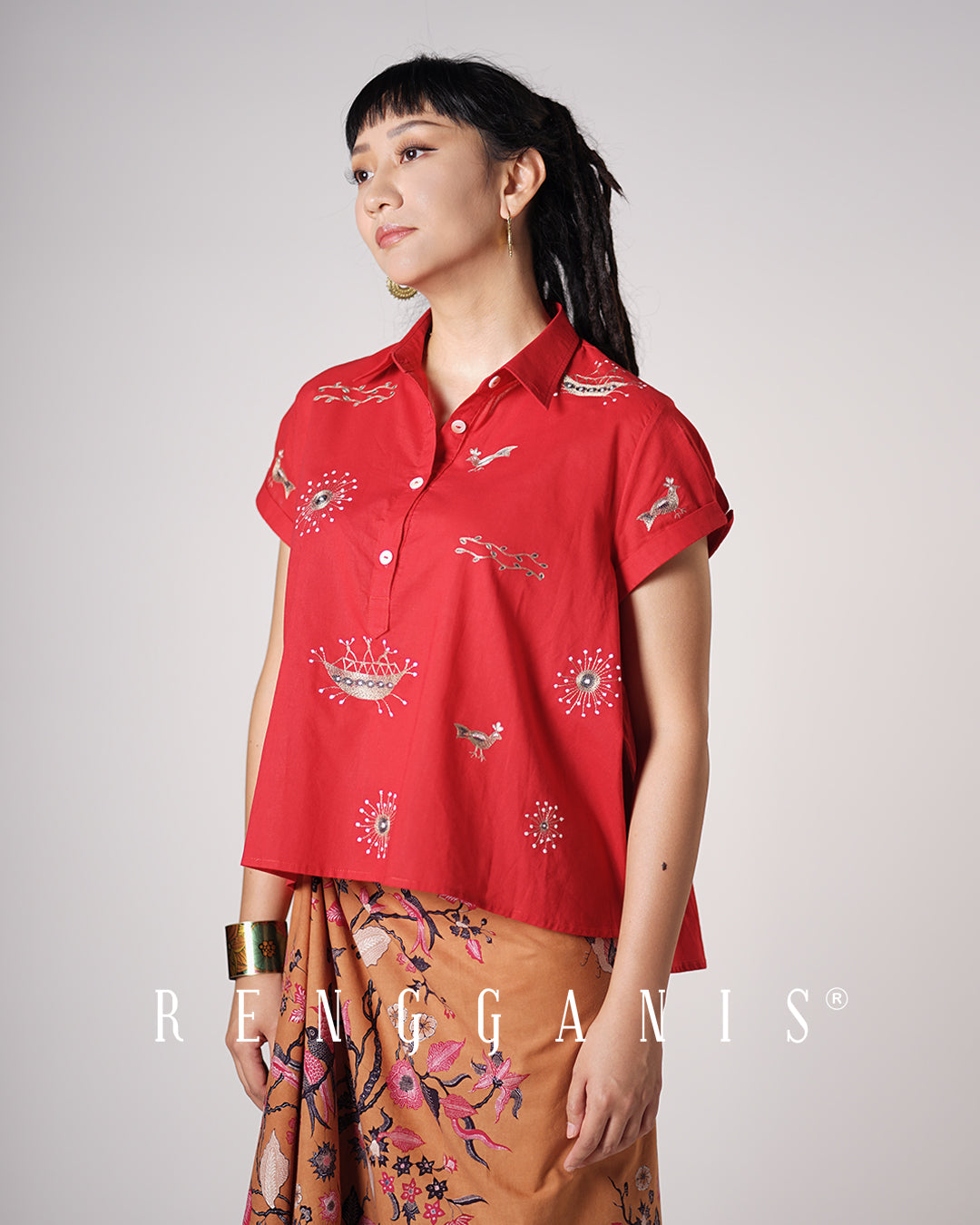 Arkais Top in Red