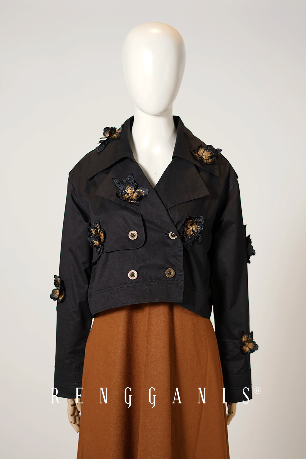 Little Blossoms Trench Jacket