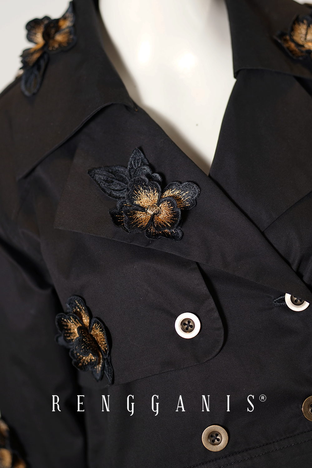 Little Blossoms Trench Jacket