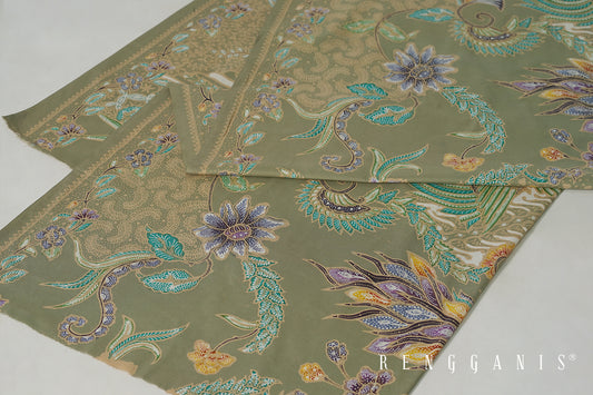Batik Malam Dingin Semi Tulis dari Pekalongan