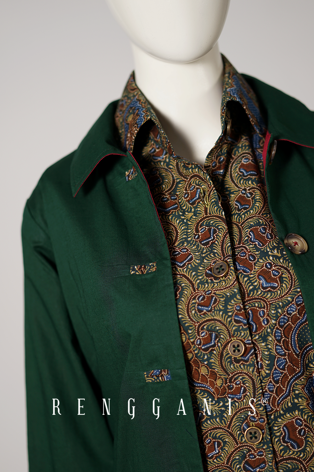Two Toned Light Coat