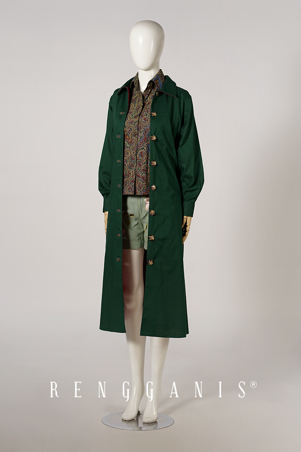 Two Toned Light Coat