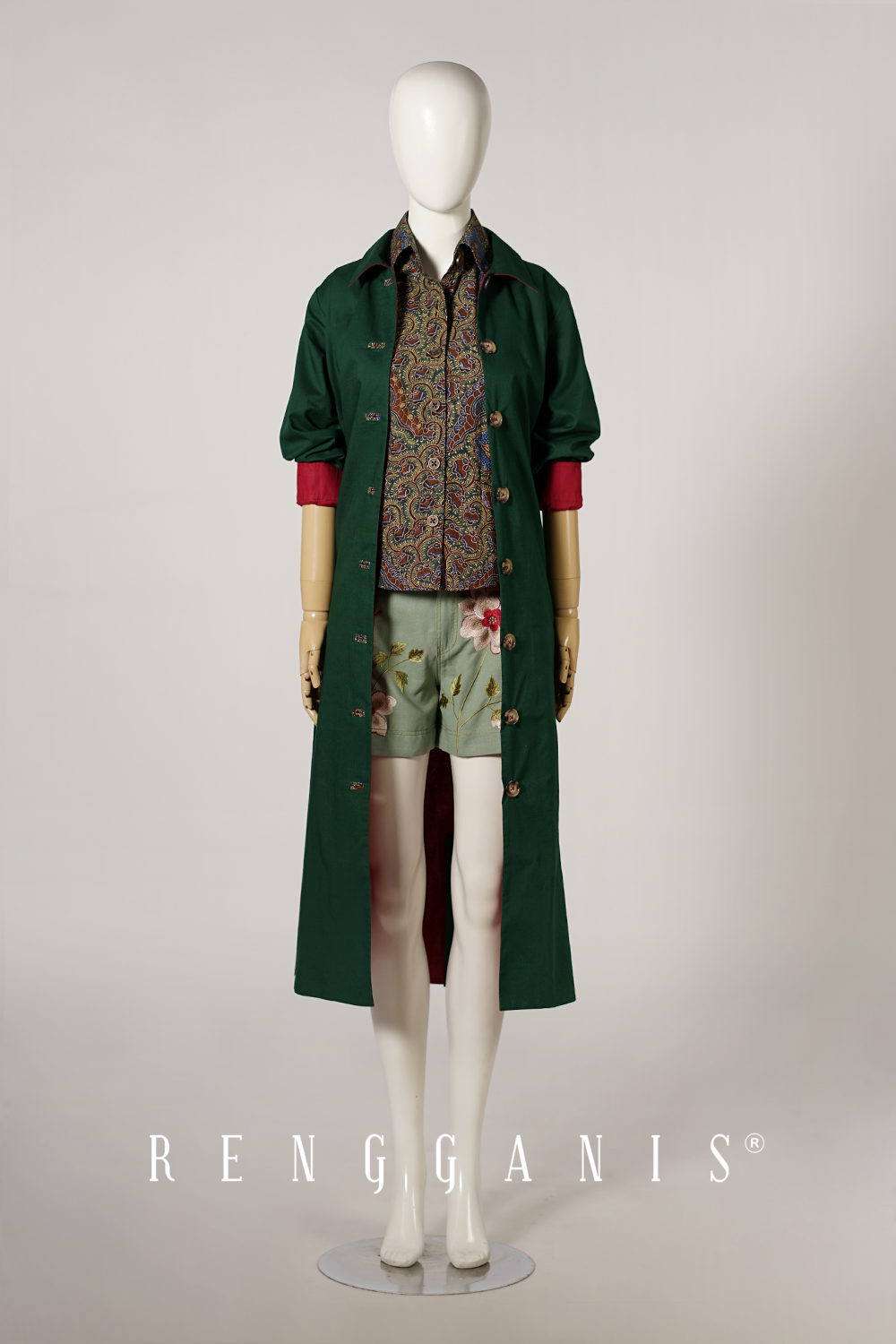 Two Toned Light Coat