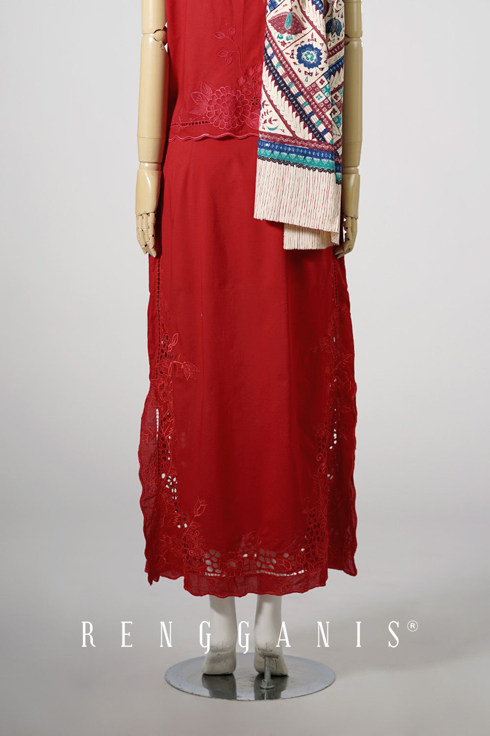 Lakshmi Skirt in Red