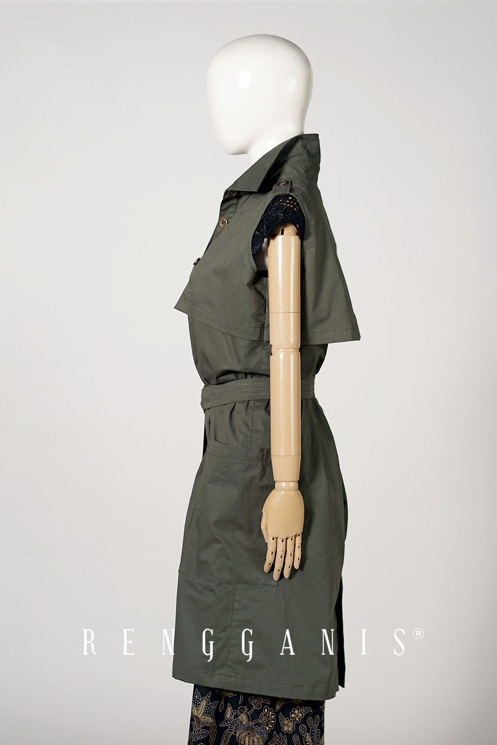 Sleeveless Utility Coat
