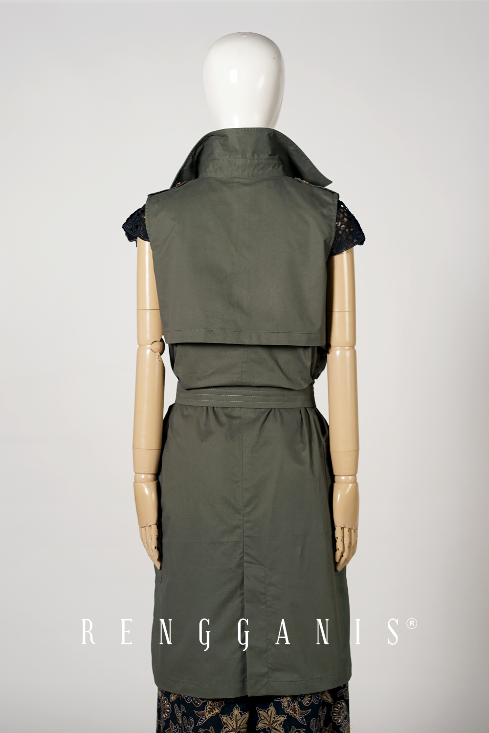 Sleeveless Utility Coat
