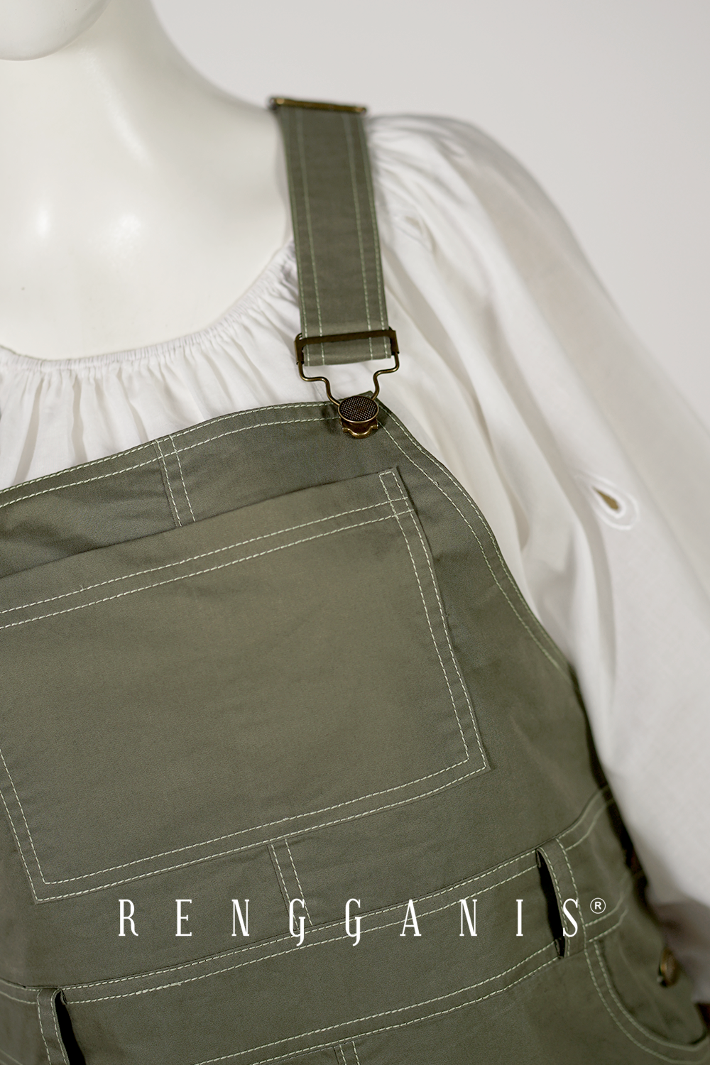 Wilting Flowers Overalls