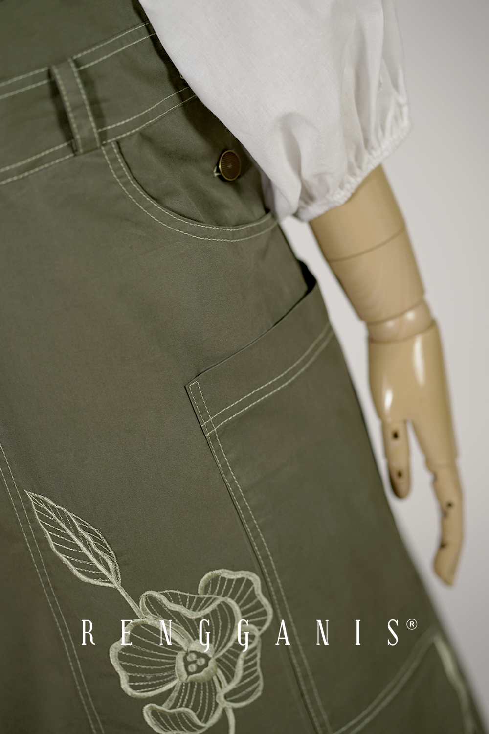 Wilting Flowers Overalls