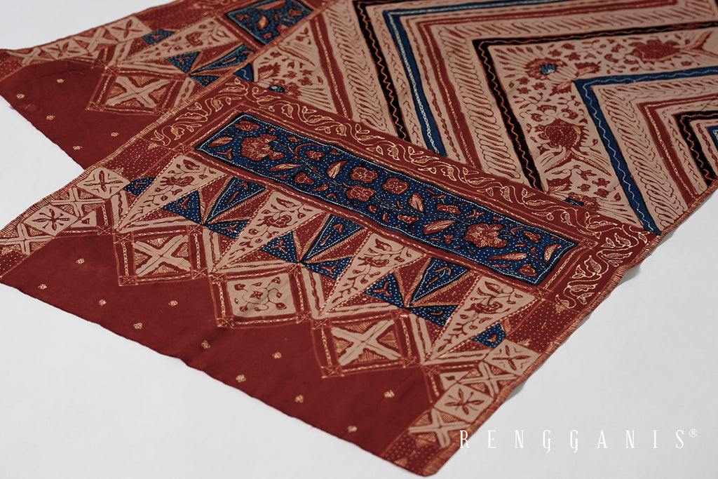 Handdrawn Batik Tulis Scarf
