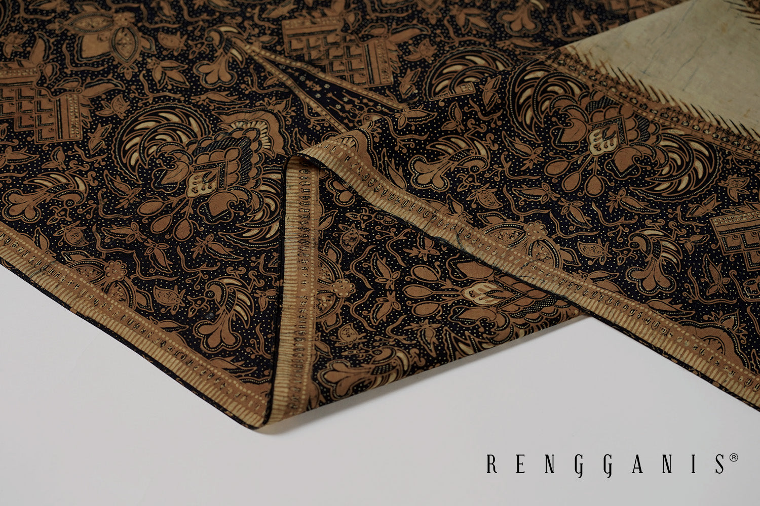 Handstamped Batik Scarf