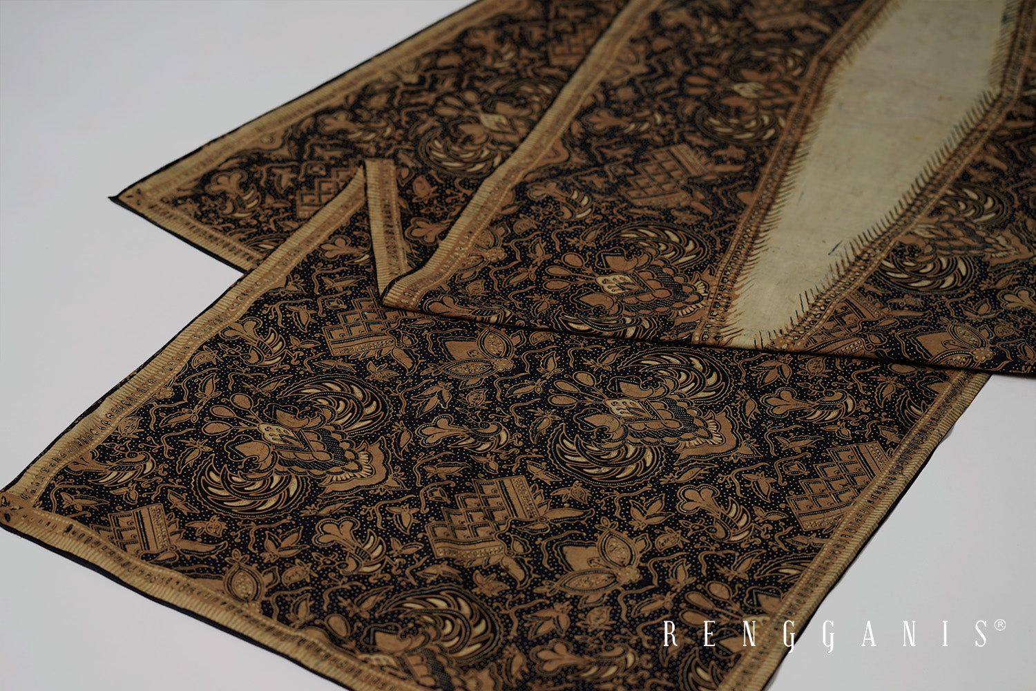 Handstamped Batik Scarf
