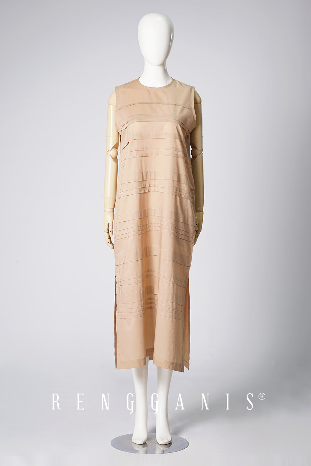 Sepoi Dress in Taupe Brown