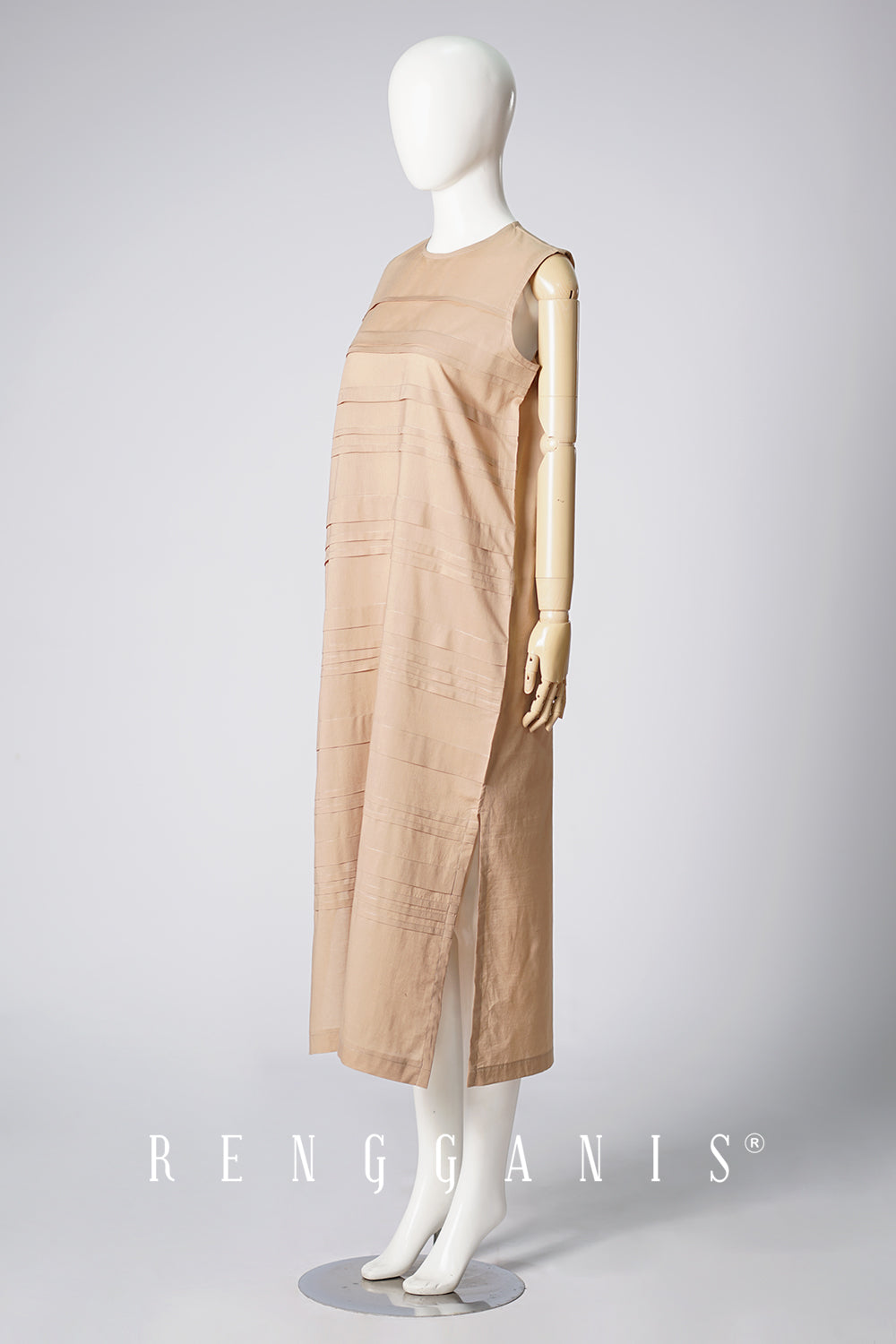 Sepoi Dress in Taupe Brown