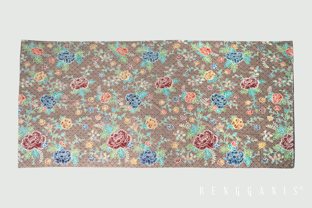 Combination of Handstamped + Handdrawn Batik from Solo