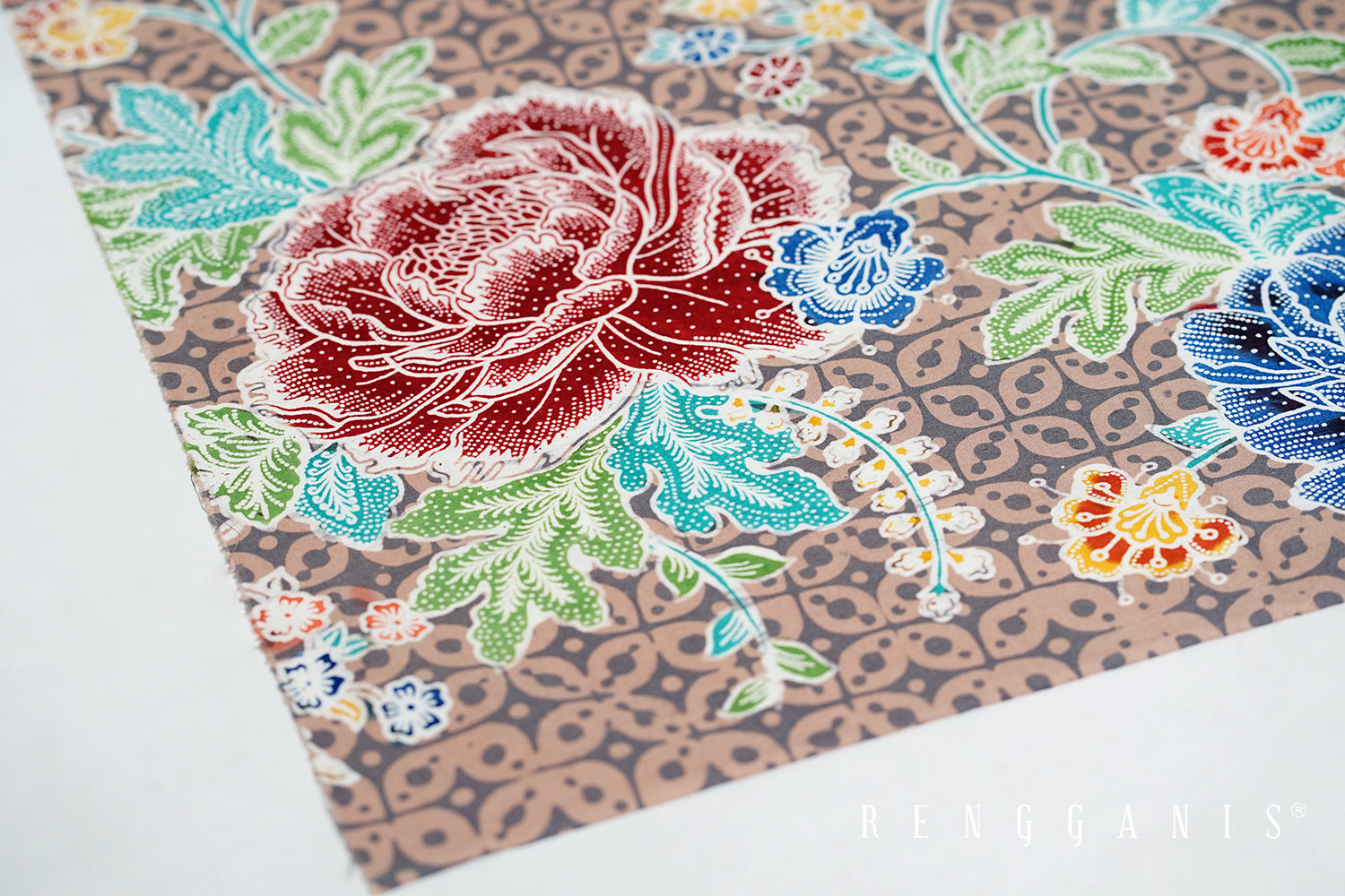 Combination of Handstamped + Handdrawn Batik from Solo