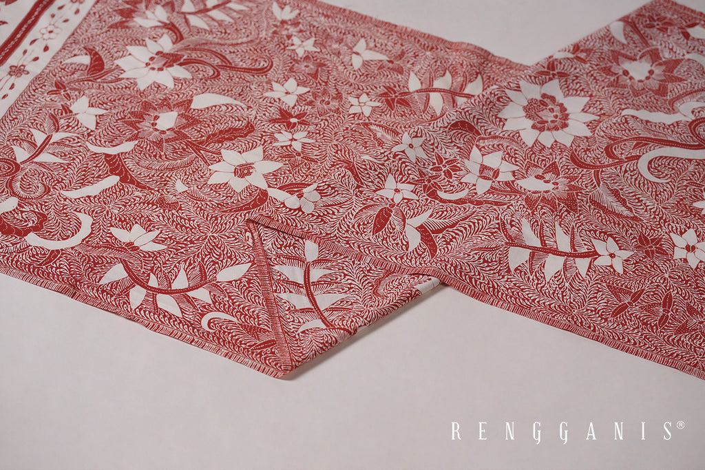 Handdrawn Batik Tulis Scarf
