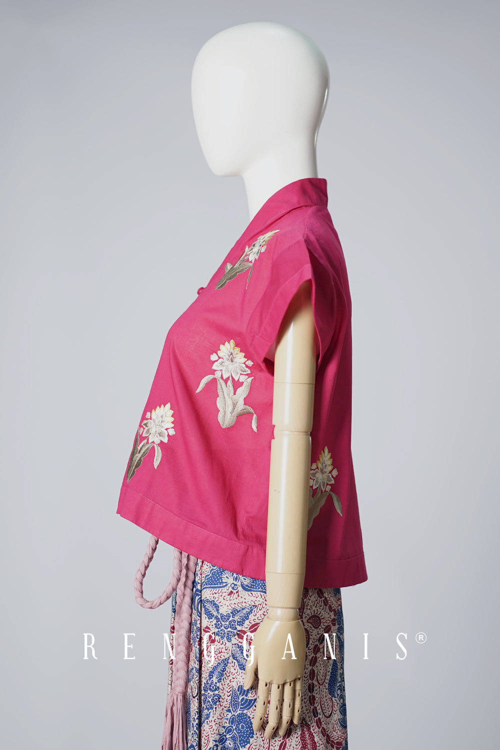 Kunyit Top in Fuschia