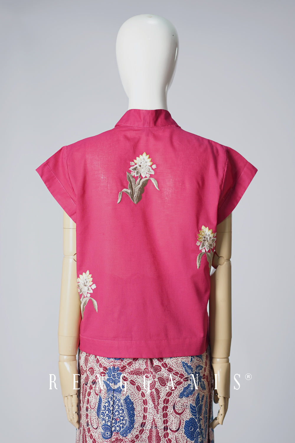 Kunyit Top in Fuschia