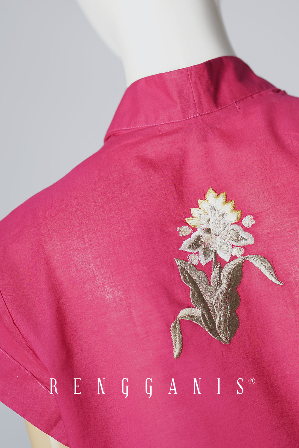 Kunyit Top in Fuschia