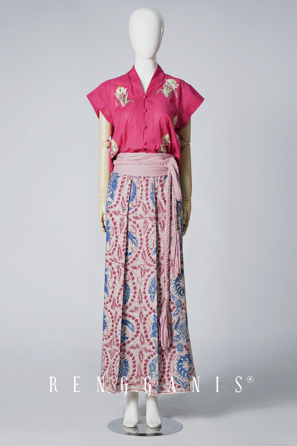 Kunyit Top in Fuschia