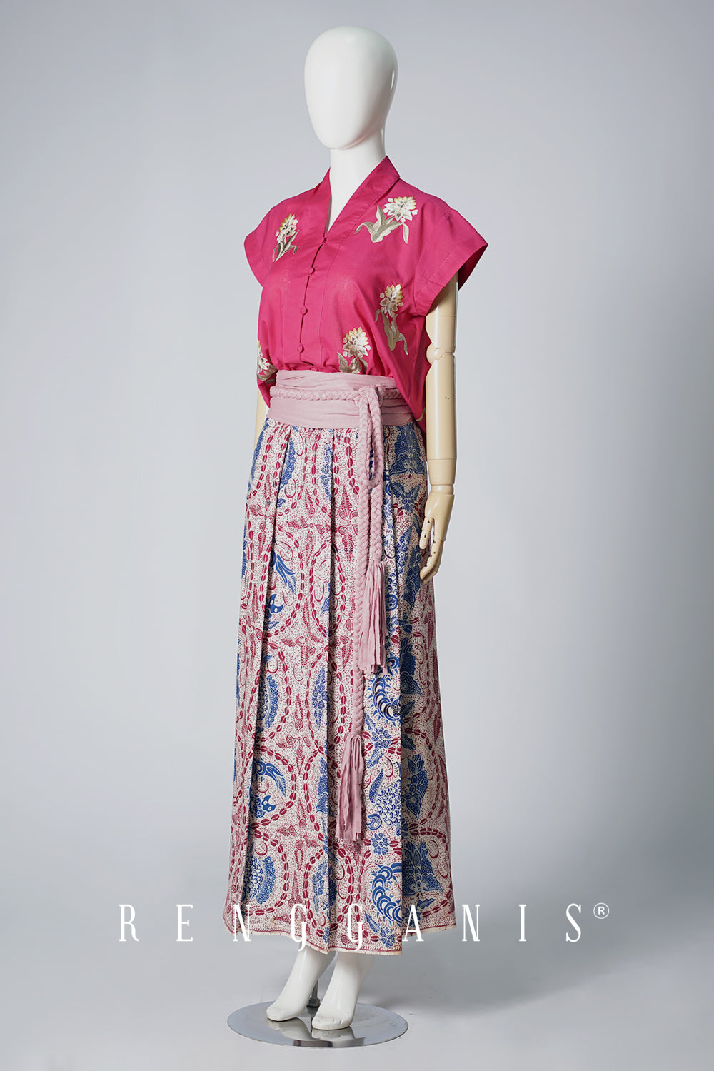 Kunyit Top in Fuschia