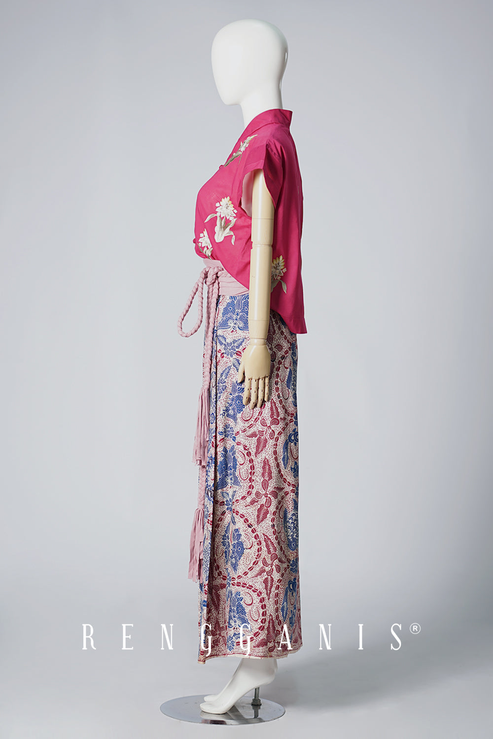 Kunyit Top in Fuschia