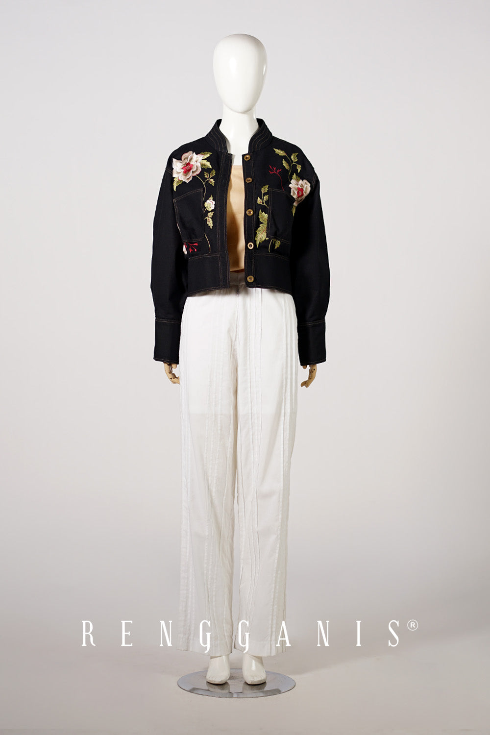 Briana Bomber Jacket in Black