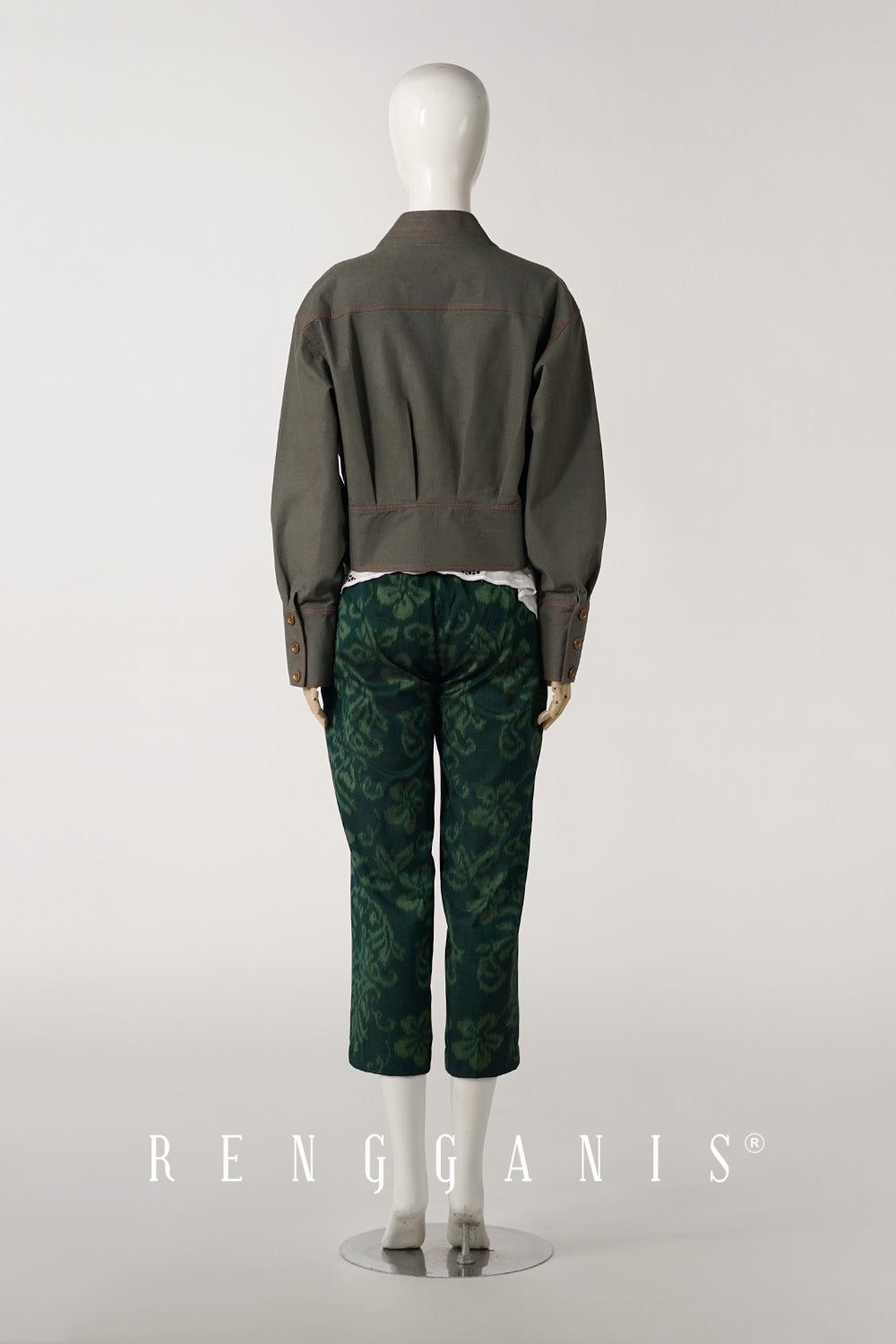 Briana Bomber Jacket in Dark Olive Green