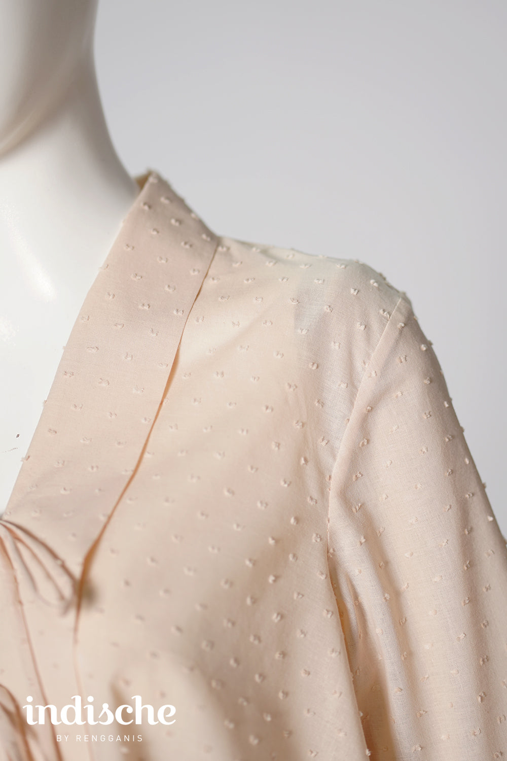 Kebaya Rubiah in Oat Brown