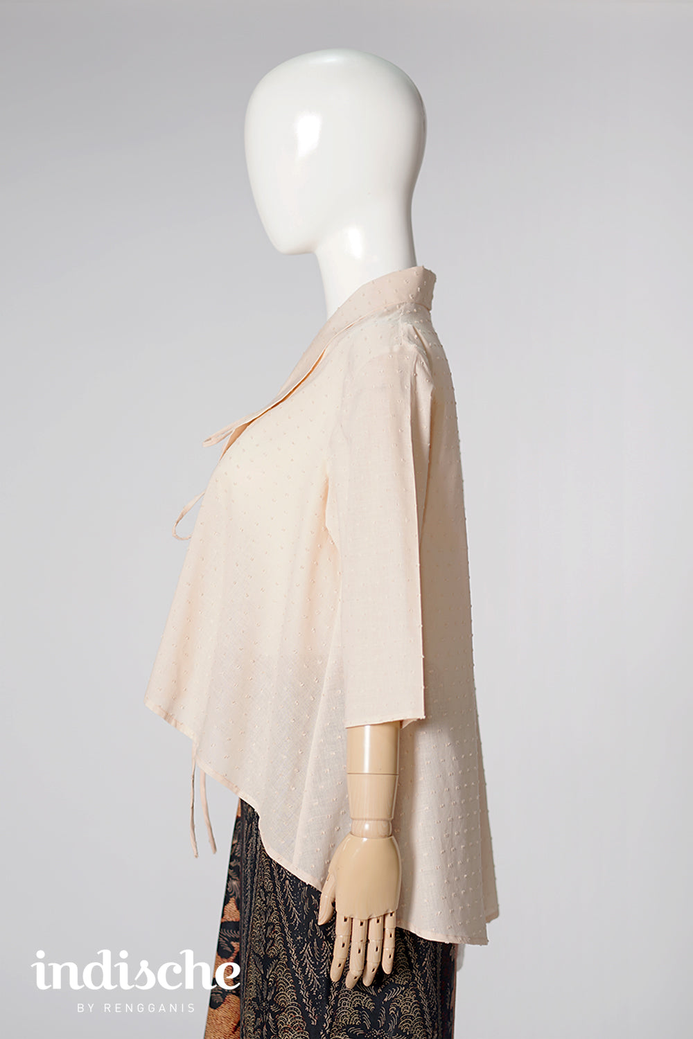 Kebaya Rubiah in Oat Brown