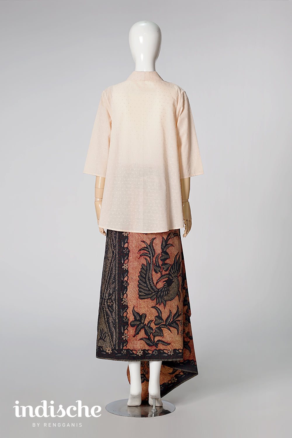 Kebaya Rubiah in Oat Brown