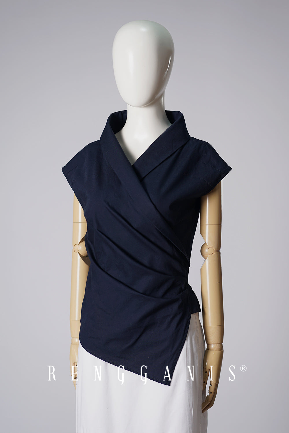 Mono Top in Navy Blue
