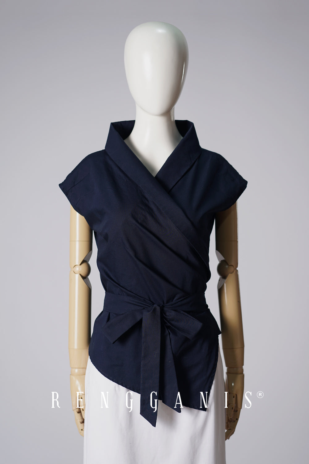Mono Top in Navy Blue