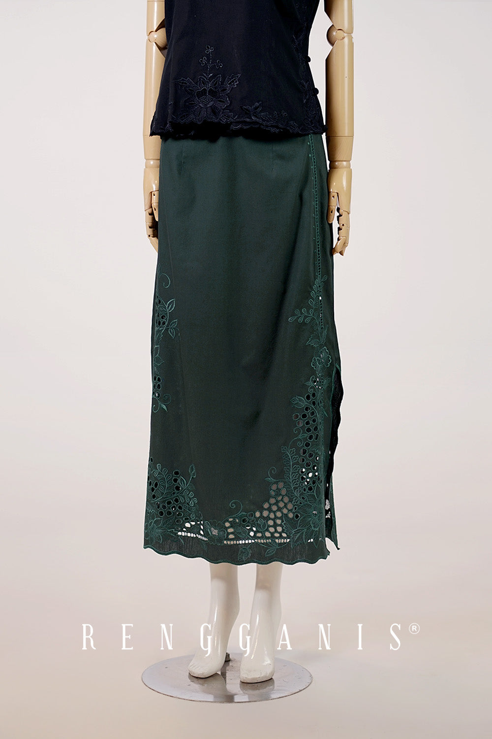 Lakshmi Skirt in Dark Green