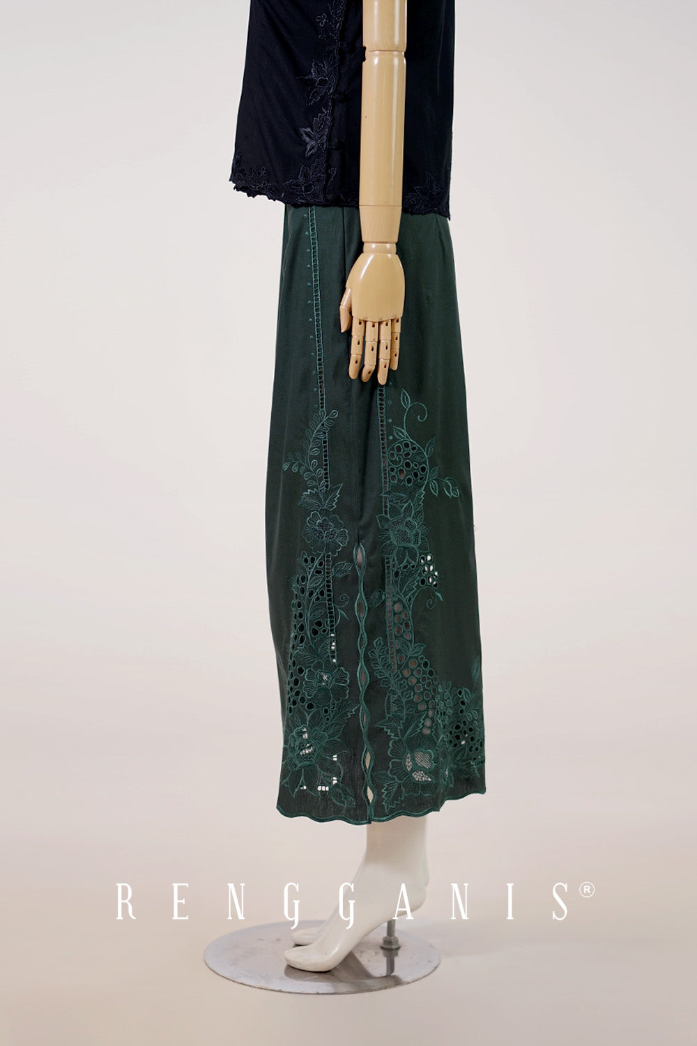 Lakshmi Skirt in Dark Green