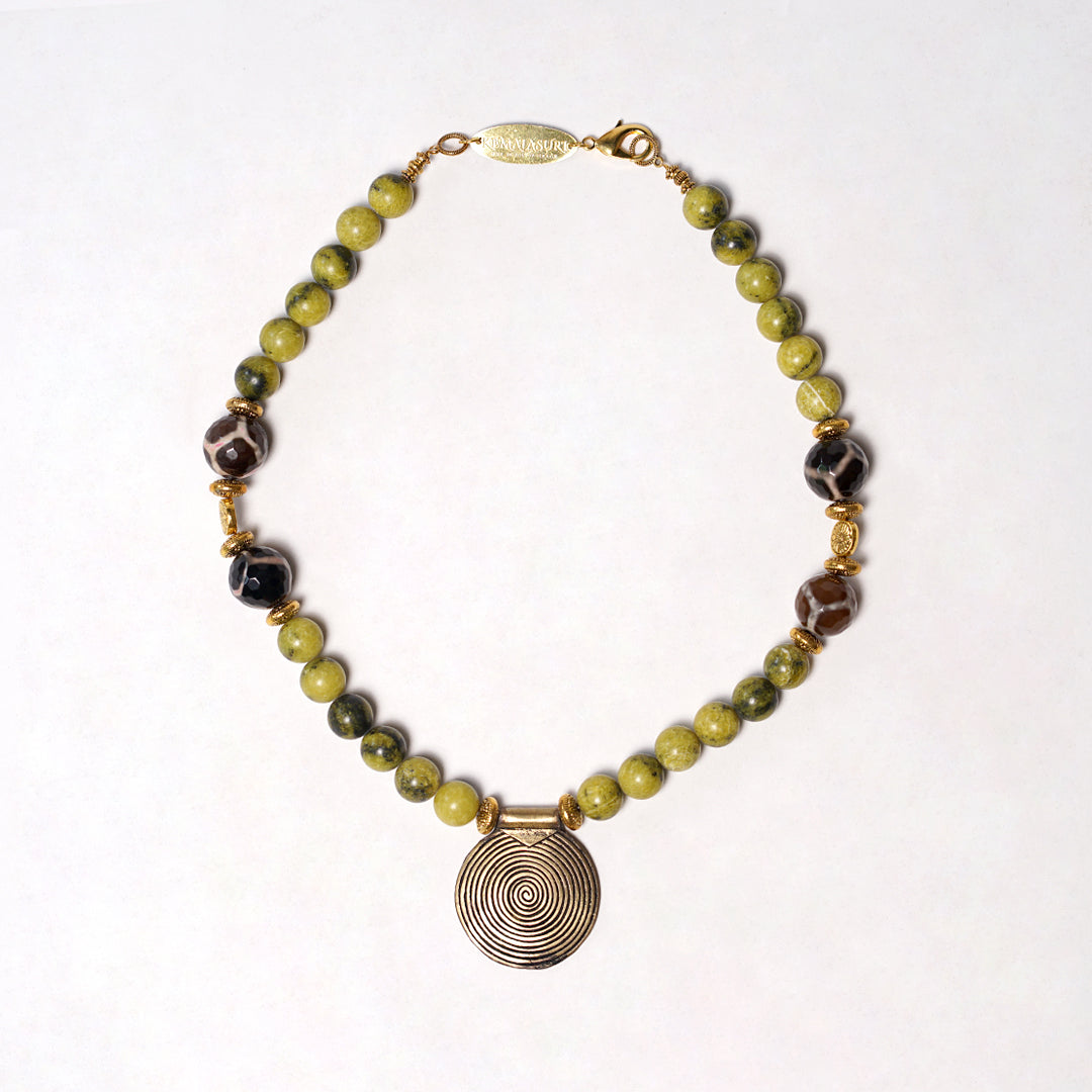 Nimbu Necklace by Kemalasuri
