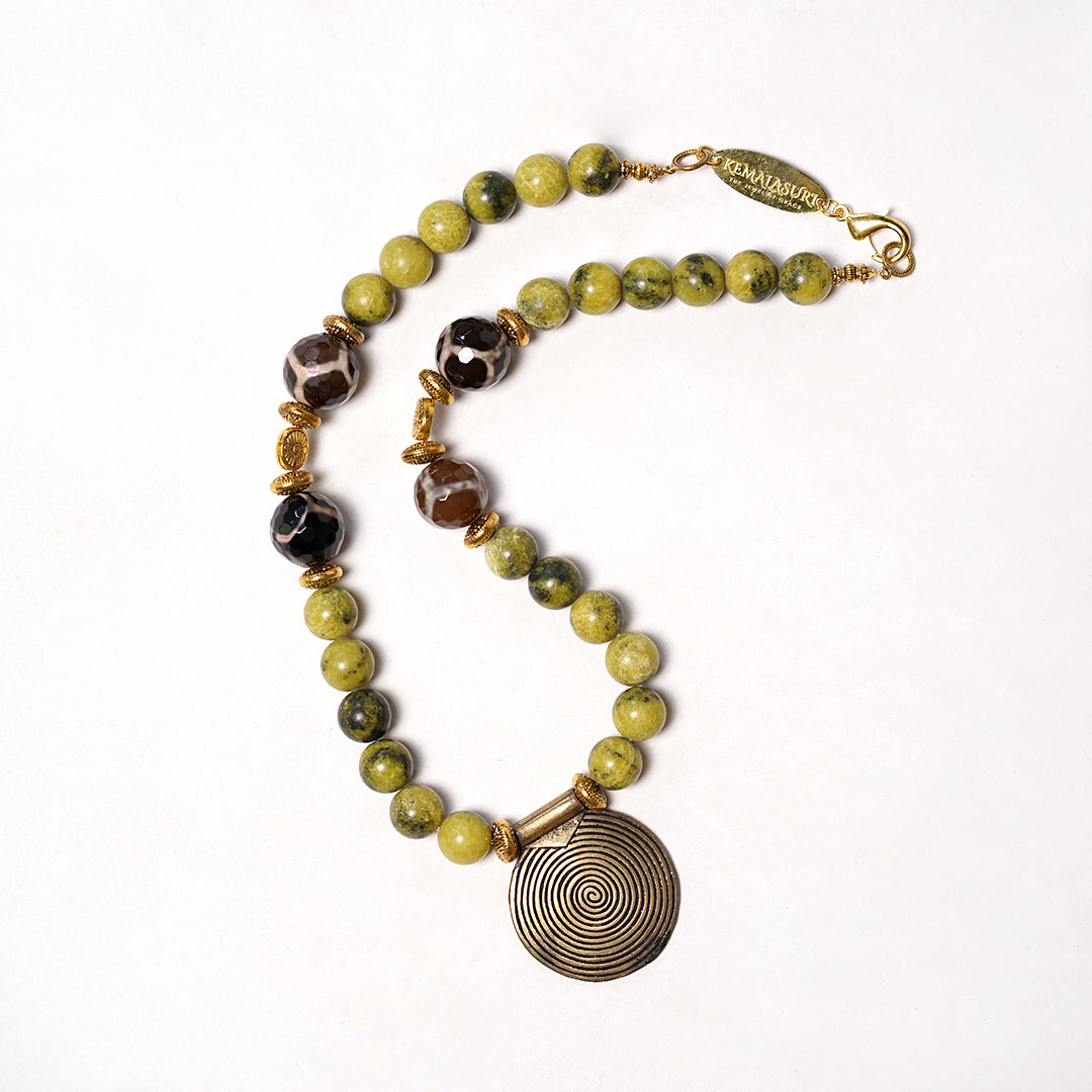 Nimbu Necklace by Kemalasuri